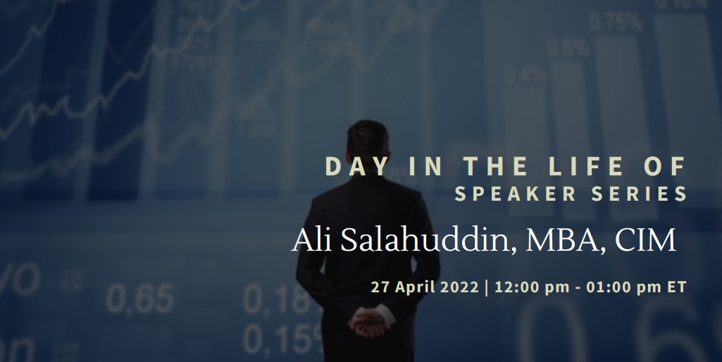 vimeo - Day In the Life Of:  Ali Salahuddin, MBA, CIM