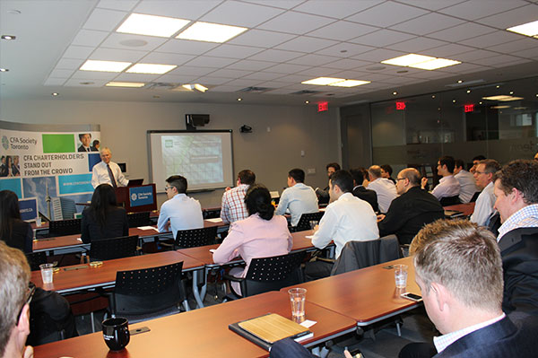 People attending a presentation