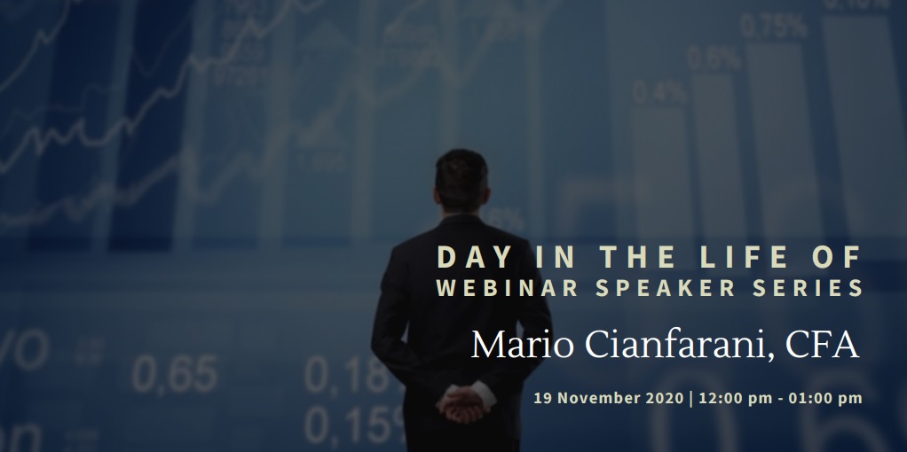 vimeo - Day In the Life Of:  Mario Cianfarani, CFA