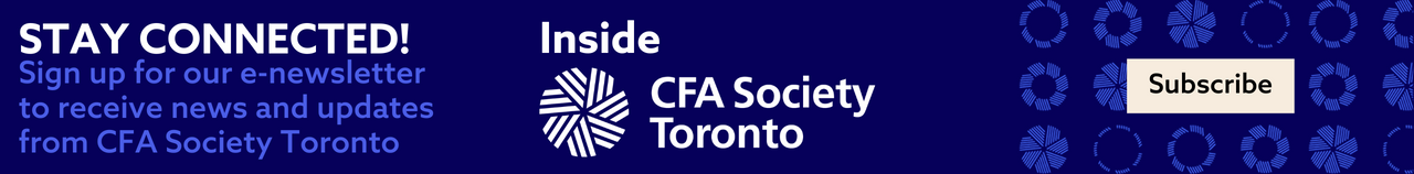 Subscribe to Inside CFA Society Toronto Enews