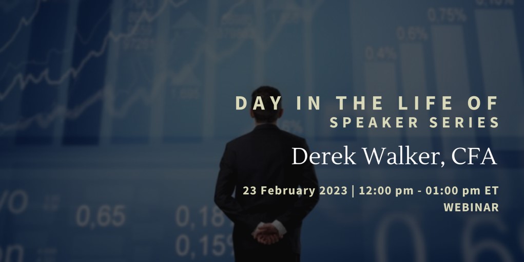 vimeo - Day In the Life Of:  Derek Walker, CFA